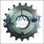 A close-up image of Anant Engineering's customized sprocket tailored for specific industrial applications.