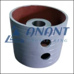 A close-up image of Anant Engineering's flat belt pulley used in power transmission systems.