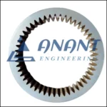 A close-up image of Anant Engineering's internal external gear used in mechanical systems.