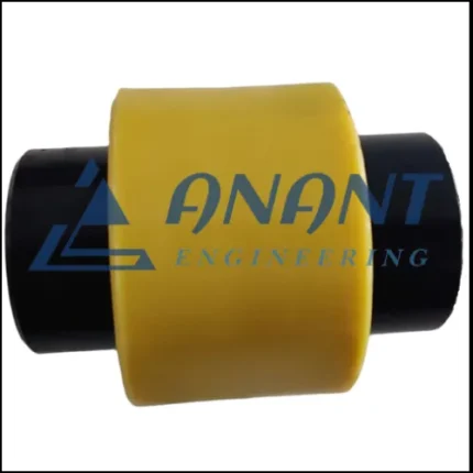 A close-up image of Anant Engineering's nylon sleeve coupling used in mechanical systems.