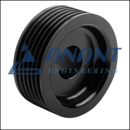 A close-up image of Anant Engineering's V belt pulley used in power transmission systems.