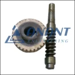 A close-up image of Anant Engineering's worm gear used in mechanical systems.